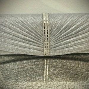 Rhinestone Frosted Evening Clutch